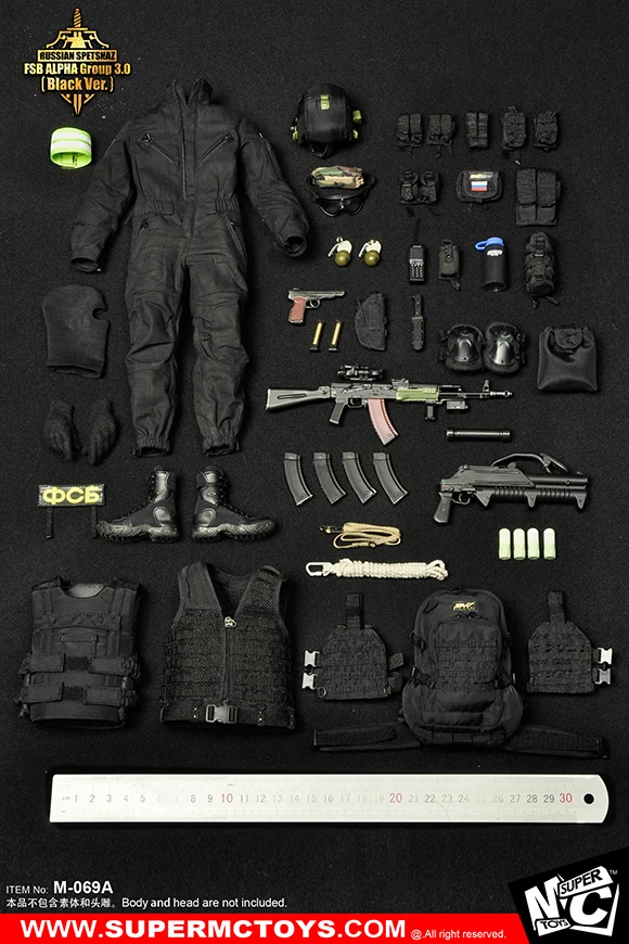 SuperMCTOYS M-069 1/6 русский спецназ FSB Alfa Group 3,0 набор для HT VC 12 дюймов Фигурка DIY