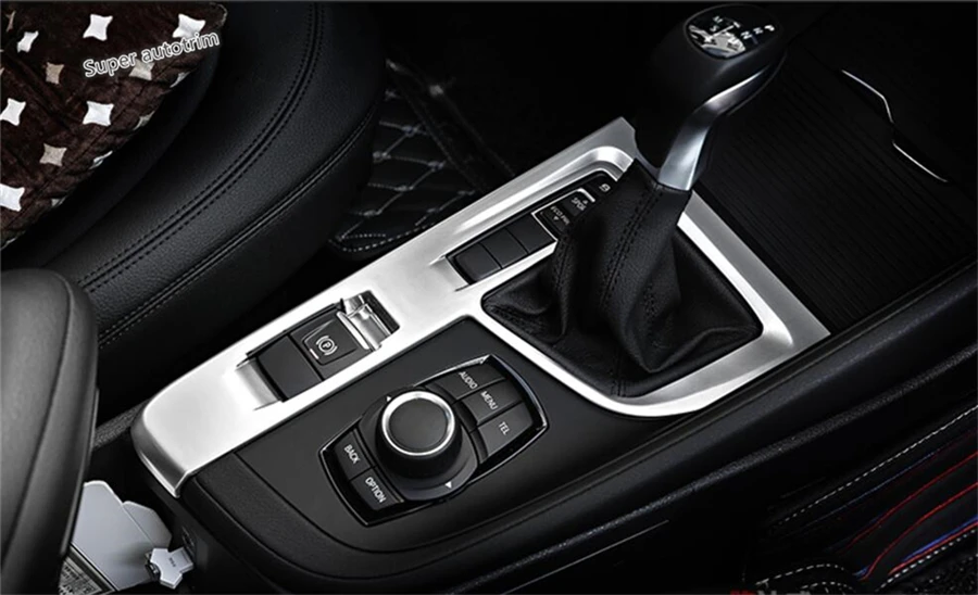 Аксессуары Lapetus для салона коробка передач панель накладка ABS подходит BMW X1 F48 2016