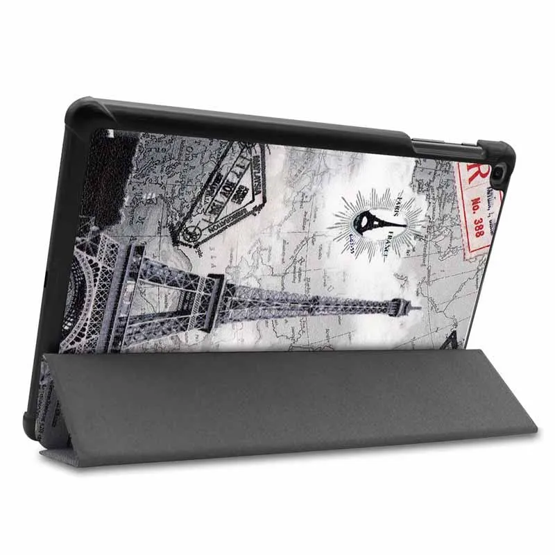 Легкий Чехол для Samsung Galaxy Tab A 10 1 2019 T510 T515 тонкий защитный флип чехол планшета с