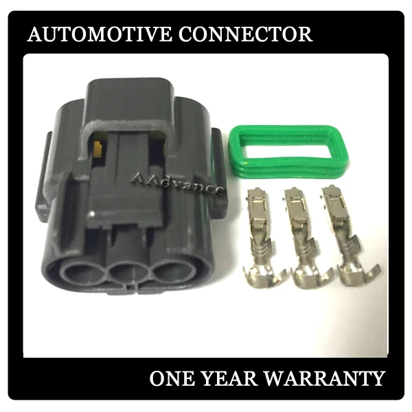 Gray 3 Pin Ignition Coil Connector Plug Socket sr20 rb20 rb25 With Terminals Fits Japanese Cars Skyline | Автомобили и мотоциклы