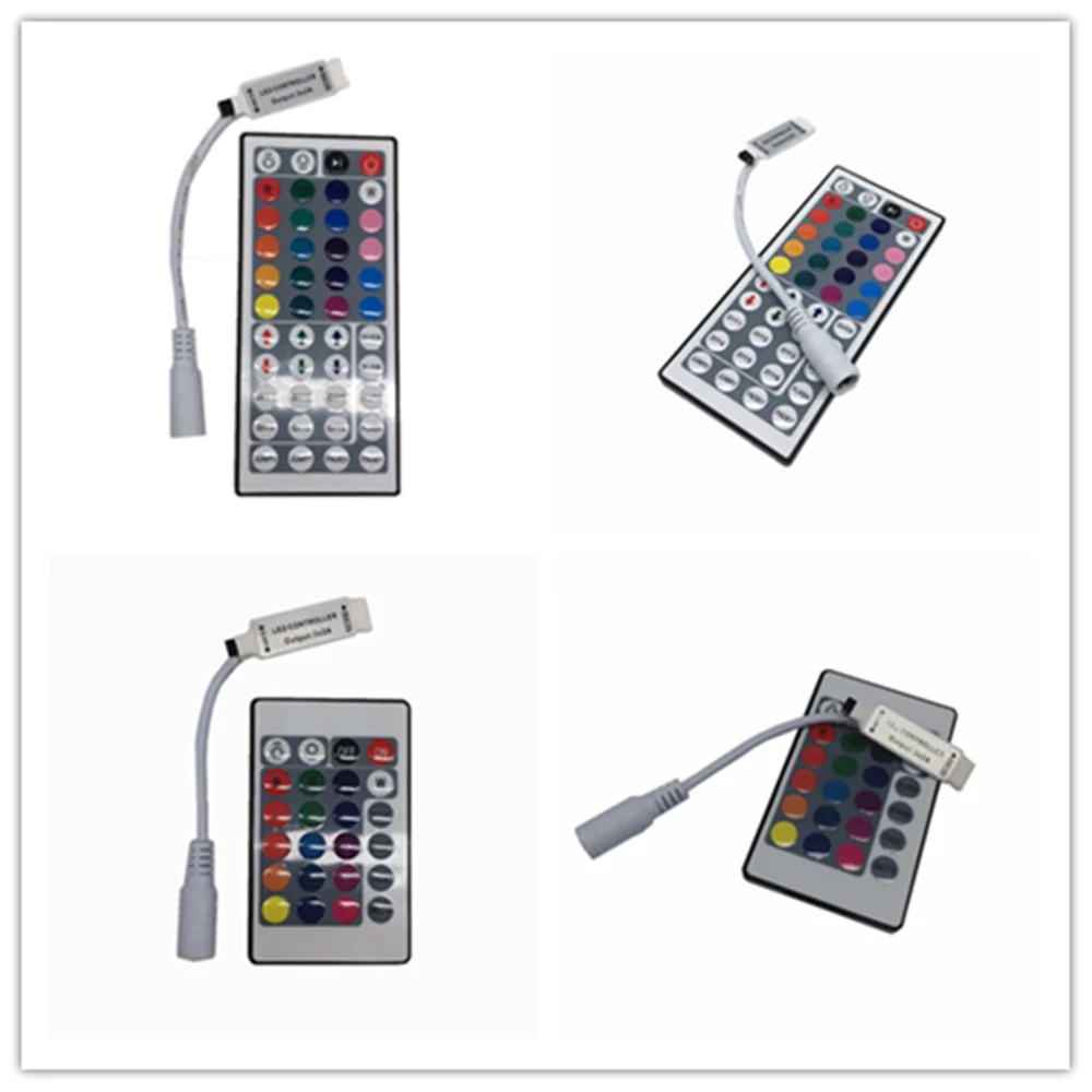 1X 24key/44 ключ RGB ИК-пульт дистанционного управления AC/DC 12V 3A/5A Мощность адаптер питания трансформатор для 2835 3528 5050 SMD Светодиодные ленты светильник