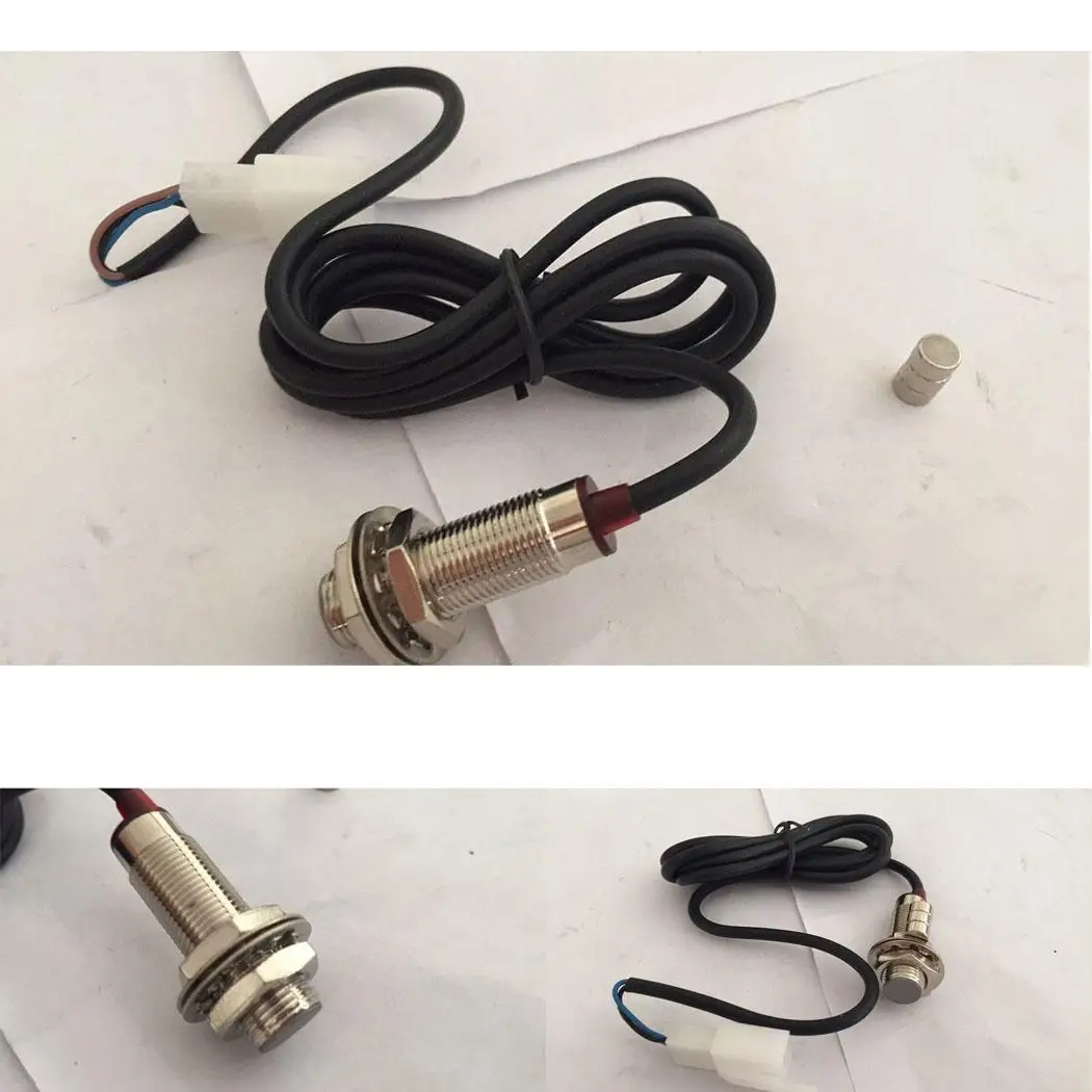 Мотоцикл одометр сенсор кабель 3 магнита для магнитов цифровой метр легко