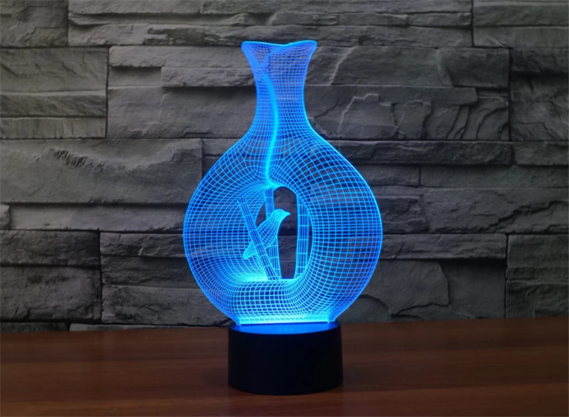 Новинка современные птичьи клетки ночная декоративная ваза с птицами Сенсорная