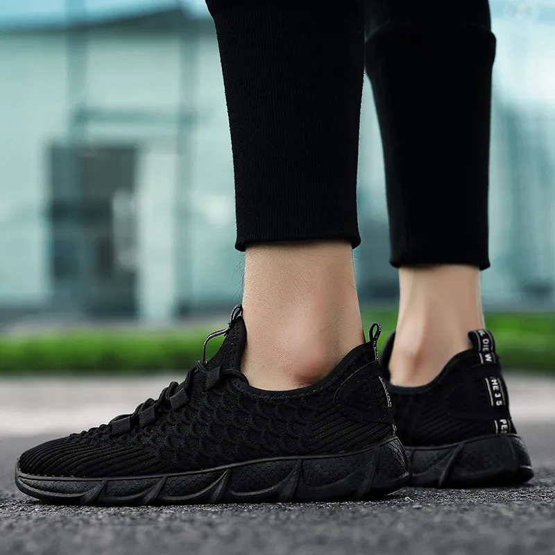 Для мужчин повседневная обувь для взрослых Мужские дышащие Tenis Masculino Lace-Up Mesh