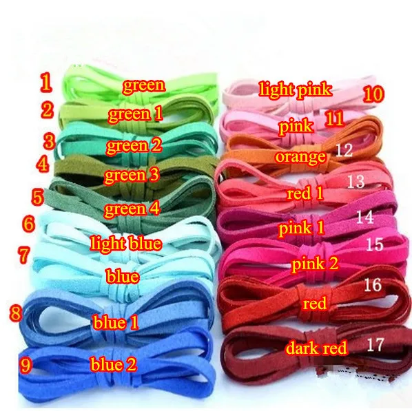 17 цветов искусственная замша шнур кружево кожа провод нить/кружево/полоски 5 мм