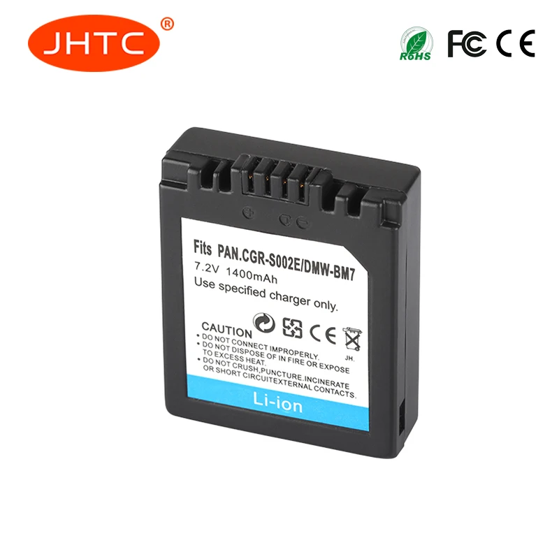 CGAS002 Аккумулятор для Panasonic DMC FZ1 FZ10 FZ10EG K FZ3B DMW BM7 S002/CGA S002E 1400mah|battery 1400mah|140 mah batterybattery for
