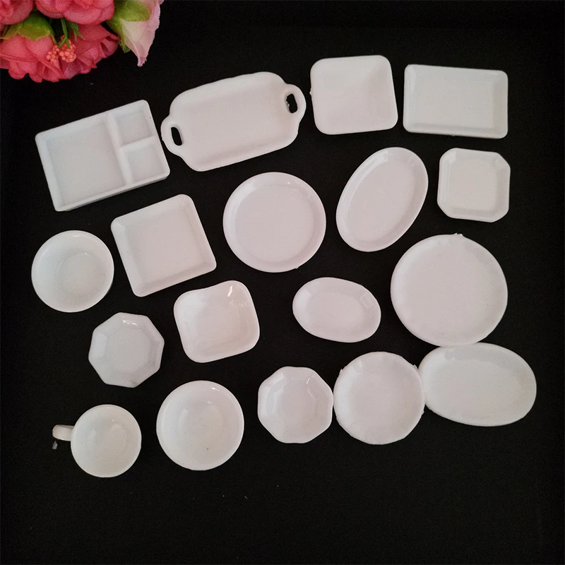 18 шт./компл. Милая Мини тарелка для чашек домашний декор сделай сам детские