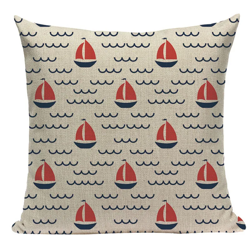 Wholesale Geometric ocean Animal Style Patterns Cushion Cover Sofa Home Decor Throw Pillow Chair Car Case custom | Дом и сад