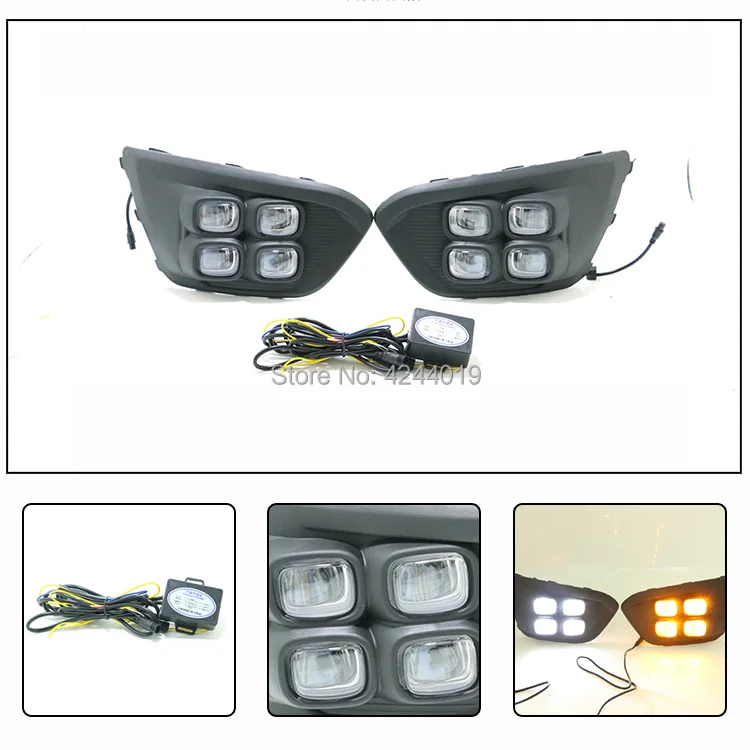 smRKE Car Light Fog Lights Daytime Running LED Bar For 2017-2018 KIA KX CROSS | Автомобили и мотоциклы