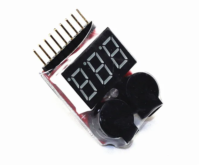1-8S низкого напряжения Звуковой сигнал Lipo/li-ion/Fe напряжение батареи 2в1 тестер