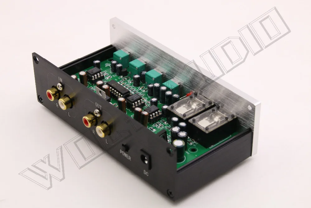 

Finished OF1 JRC5532 2 Mic Karaoke Player Preamp mini Low-noise PT2399 Preamplifier