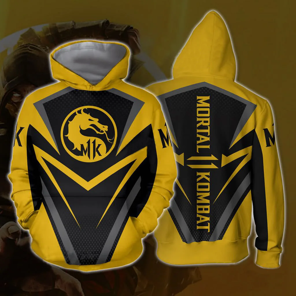 Футболка Mortal Kombat X Sub-Zero Scorpion карнавальный костюм для мужчин и женщин толстовки с
