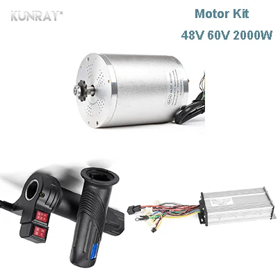 48V 2000W NO FOOT Электрический скутер 48В 60В 2000W бесщеточный двигатель постоянного тока, бесщеточный контроллер двигателя для электрических транспортных средств с универсальным дроссельной заслонки - Цвет: 48V 2000W NO FOOT