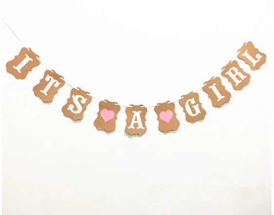 Это баннеры для дня рождения маленьких мальчиков и девочек крафт-бумага реквизит