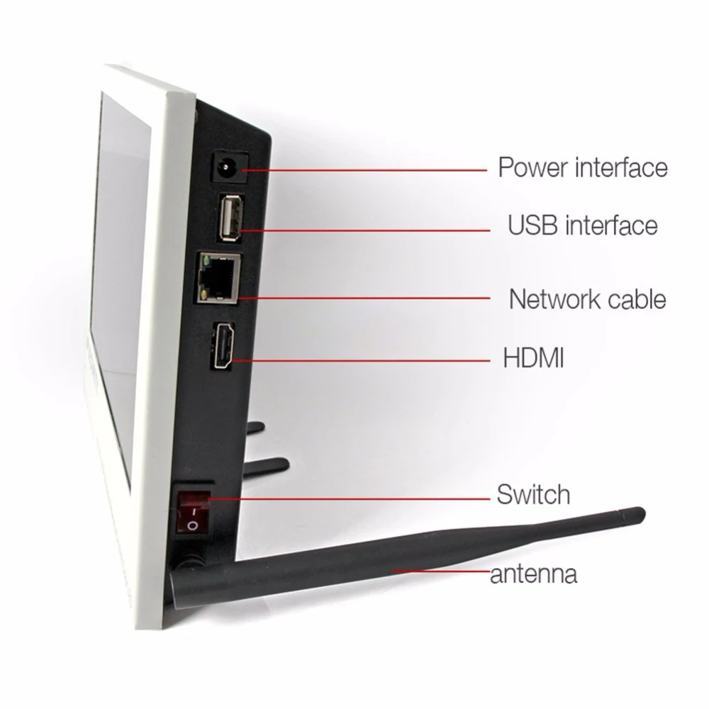 Комплект с поддержкой Wi-Fi NVR 4CH 960 P ЖК-монитор 10 1 дюйма 1080 беспроводная ip-камера 4*1 3