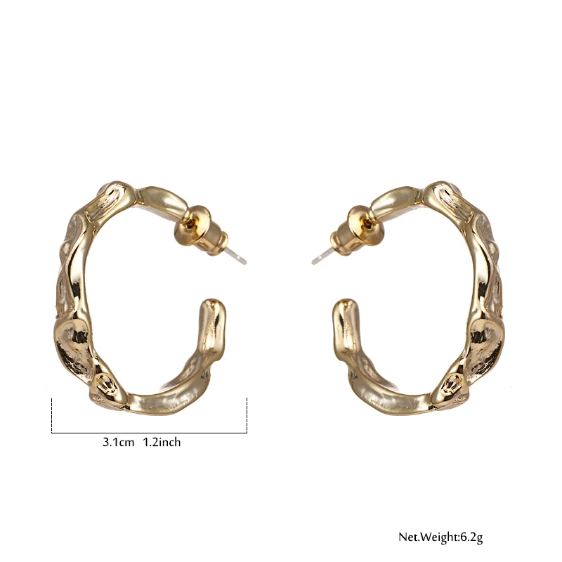 Женские винтажные серьги гвоздики YMYW медные массивные геометрические