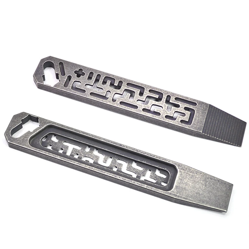 Титан сплав дырочку лом Открытый Карманные многофункциональные инструменты