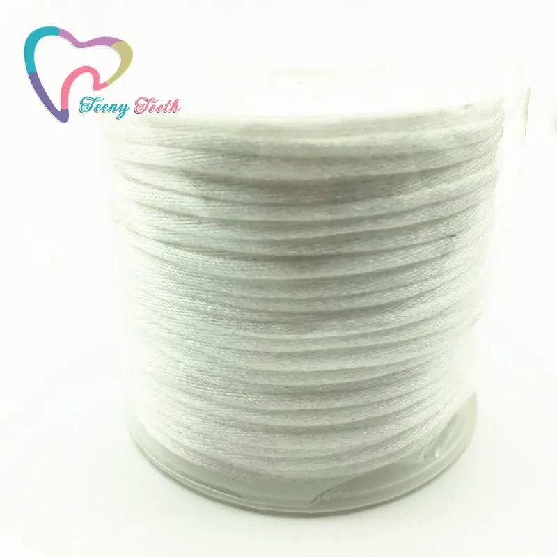 Teeny Teeth 30 Meters 2pcs Nylon Cord Perfect For Teething Or Sensory Necklaces Silicone Necklace Mom DIY | Украшения и