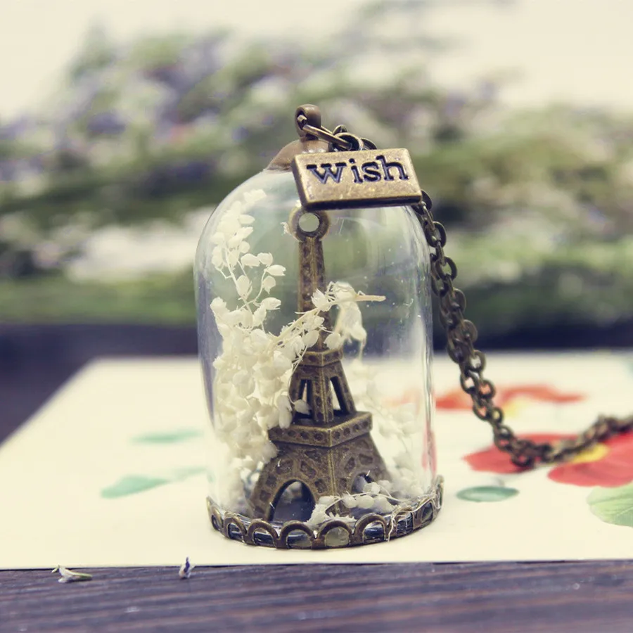 Креативная цепочка Houbian для свитера с изображением Эйфелевой башни в стиле ретро