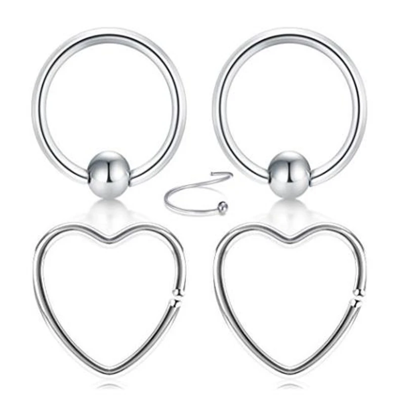 Хряща серьги на Козелок Anti Helix Daith Rook Conch Snug кольца для губ Пирсинг из нержавеющей