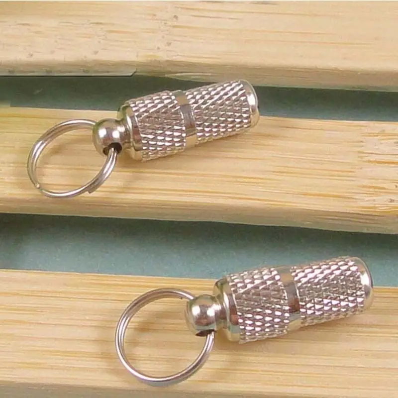 1pc Dog Cat Storage Tube Anti Lost Silver Address Label Pet kitten puppy Id Tags Mini Metal Collar necklace pendants | Дом и сад