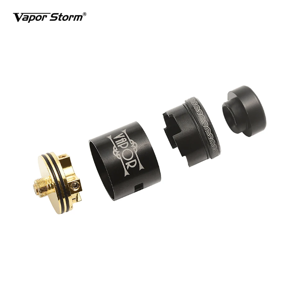 Электронная сигарета Vapor Storm kit ECO Bypass Mod Max 90 Вт 510 Lion RDA 24 мм DIY 3 этапа управления