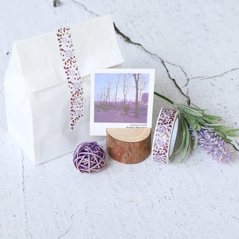 1 шт. Милая васи лента коричневая кружевная для маскировки самоклеющаяся