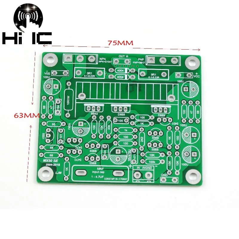 2 шт. LAPT 2SA1295 2SC3264 100 Вт * канала усилитель мощности звука плата комплект Diy/готовый