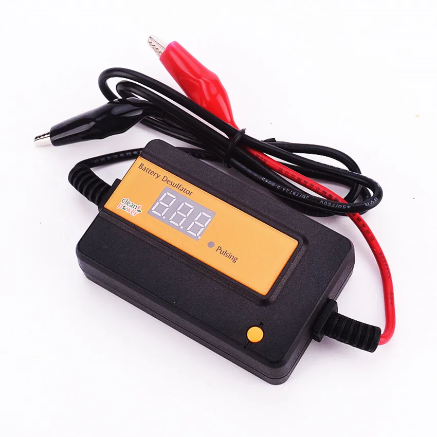 10 шт./лот Smart Clean Auto Pulse Car Battery Desulfator (оранжевый 2A) для возрождения и регенерации