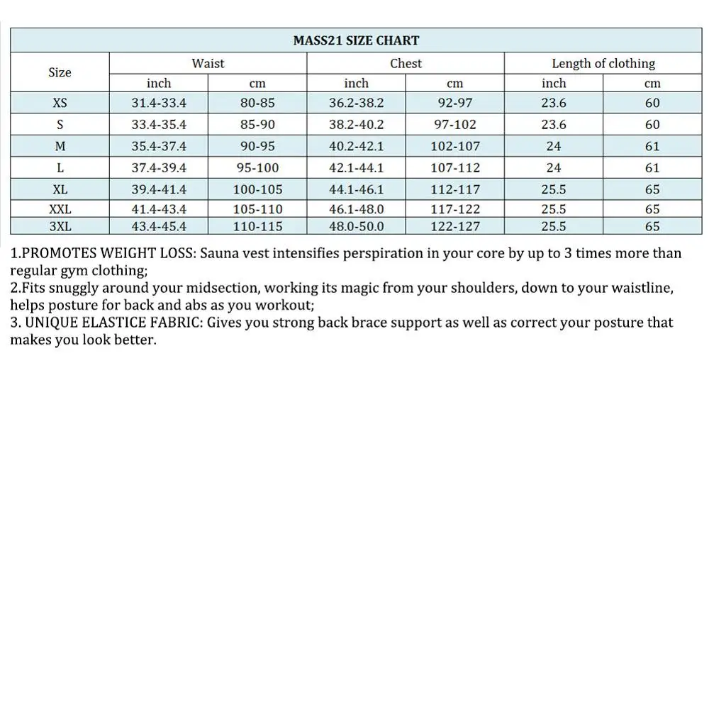 Мужской банный костюм MASS21 корсет из неопрена для похудения на молнии сауны