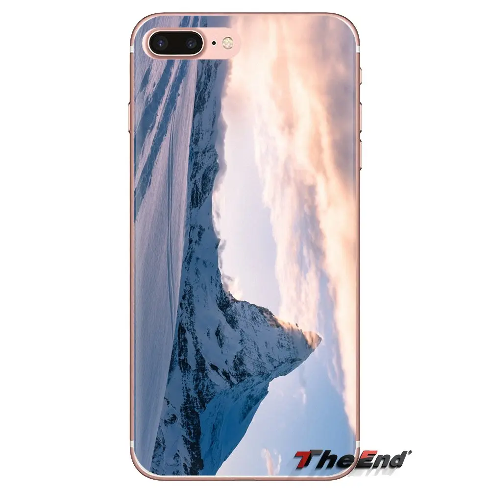For Huawei G7 G8 P7 P8 P9 P10 P20 P30 Lite Mini Pro P Smart Plus 2017 2018 2019 TPU Covers Swiss Alps Nature Mountains Landscape |