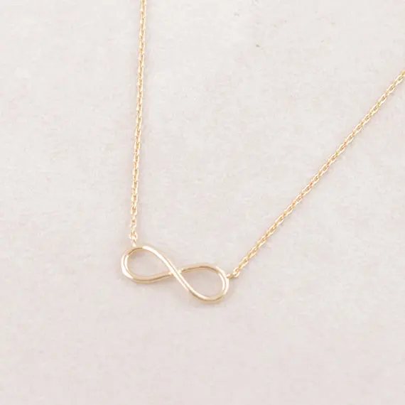 8 Бесконечность сила символ кулон ожерелье для женщин крошечная Мода Рождество