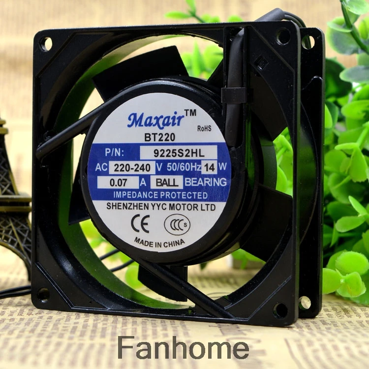 Для вентилятора переменного тока Maxair BT200 9225B2HL 9 см 9025 220 В а 14 Вт | Компьютеры и офис
