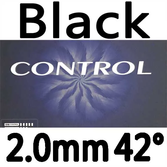 CON Blk 2.0mm H42 Новинка 729 серия Блум, резиновый с губкой для настольного тенниса, Скорость дуги, контроль мощности, весло для пинг-понга - Цвет: CON Blk 2.0mm H42