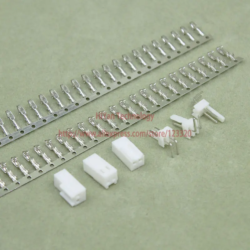 (100 компл./лот) разъем KF2510 2510 2 контакта шаг: 2,54 мм 0,1 дюйма 90 градусов контактный разъем + клемма + Корпус KF2510-2P