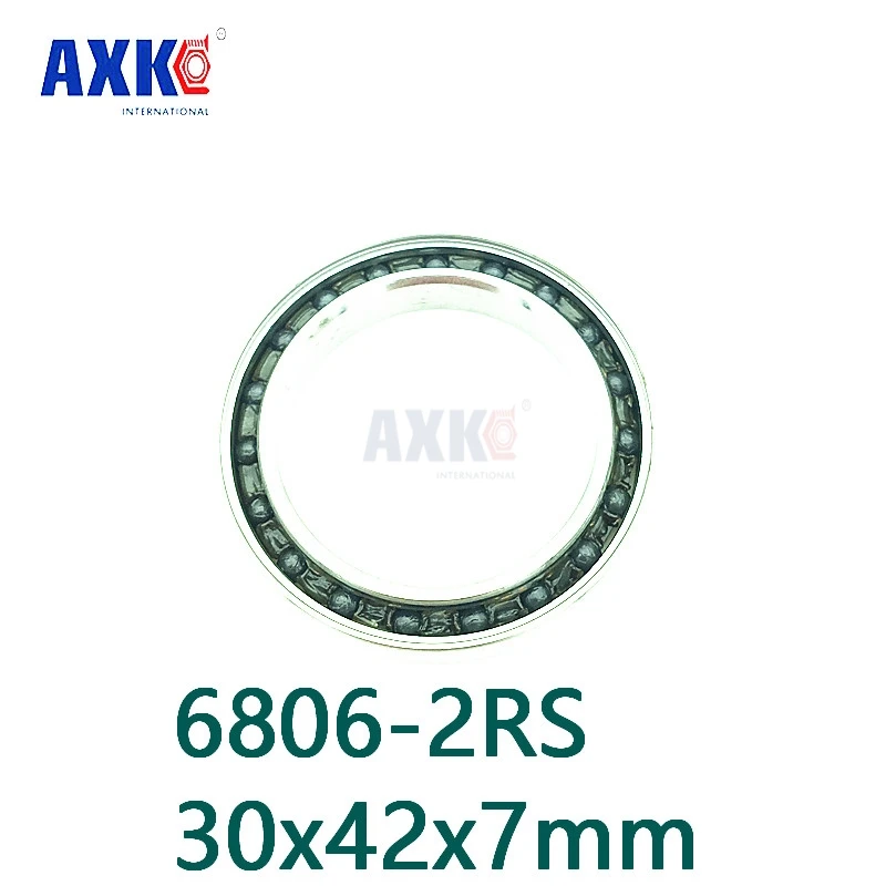 2021 New Rolamento Axk Free Shipping 2pcs 6806 61806 2rs Si3n4 Ceramic Ball Bearing Rubber Sealed Bb30 Hubs 6806-2rs 30x42x7mm |