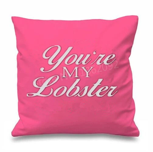 Омар украшения новизна омара чехол для подушки Чехол с надписью фон под заказ