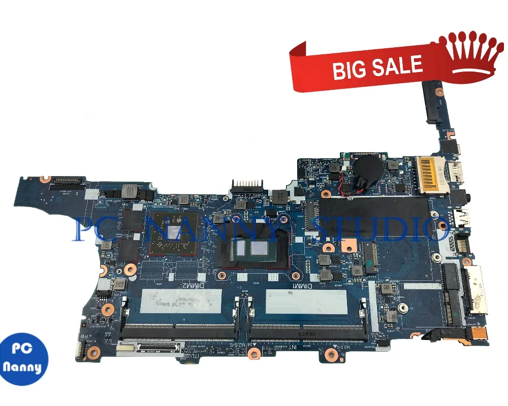 Материнская плата PCNANNY для ноутбука HP EliteBook 840 G3 6050A2728501 MB A01 I5 6300U SR2F0