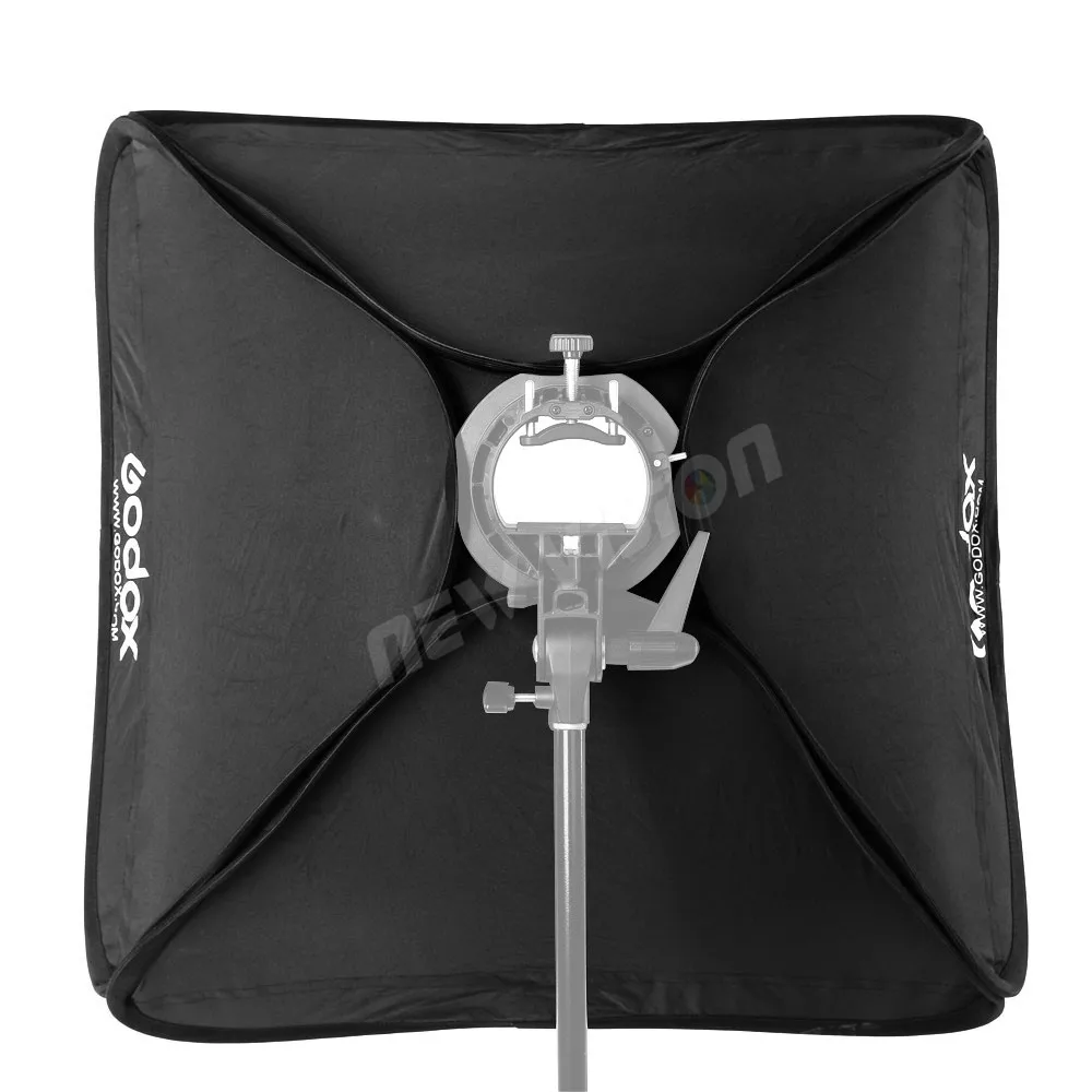 Godox 80*80 см складной софтбокс Godox Suitbale для s-типа кронштейн вспышки камеры(только 80*80 см софтбокс