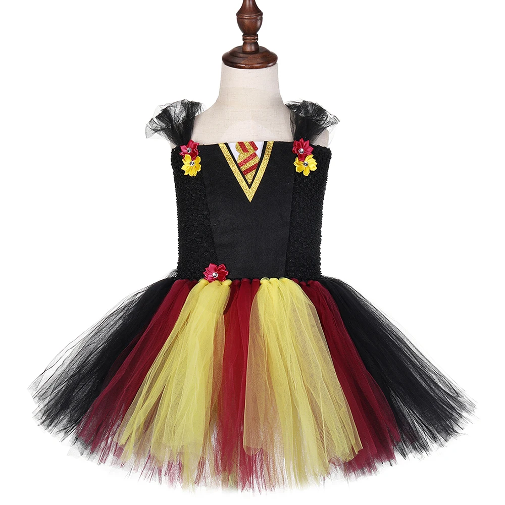 Harris Wizard Girls Tutu Dress with Magic Wand Kids Birthday Party Fancy Carnival Christmas Halloween Cosplay Costume | Детская одежда