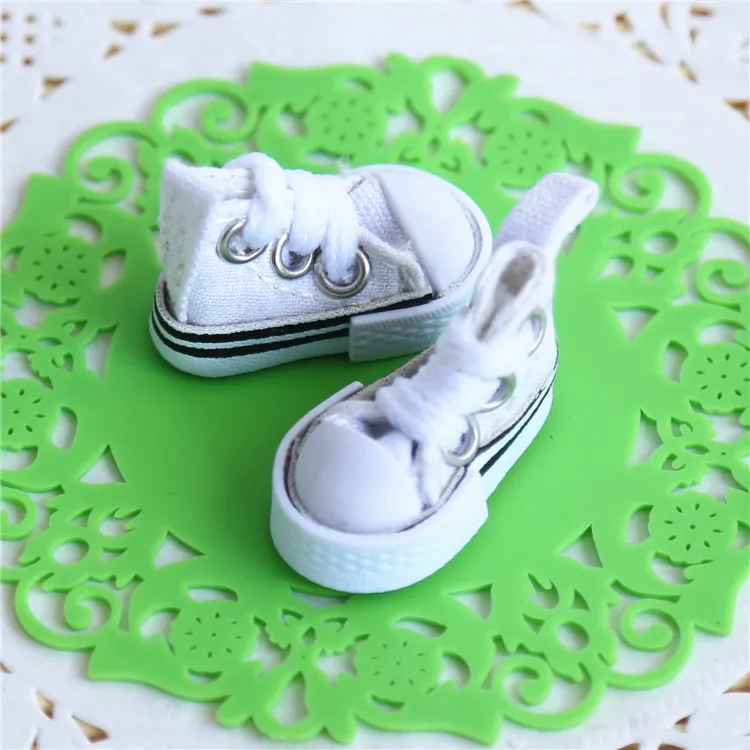 

3.5cm Doll Shoes For Blyth Doll Shoes Sneakers Casual Shoes for 30cm 1/6 blyth doll Canvas shoes