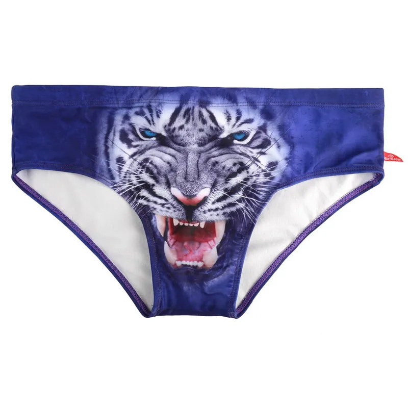 Новые плавательные мужские трусы с модным принтом сексуальные купальники бикини