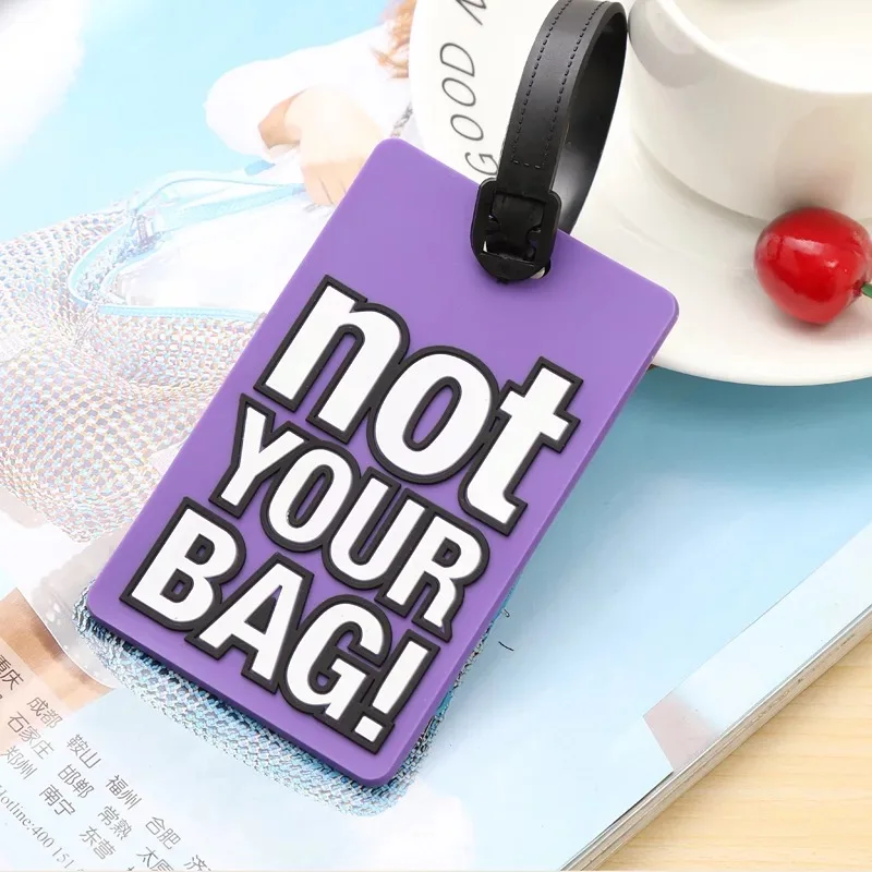 

50pcs lot Rubber Luggage tag Travel theme Wedding proposal Party return gifts company promotional gift wholesales