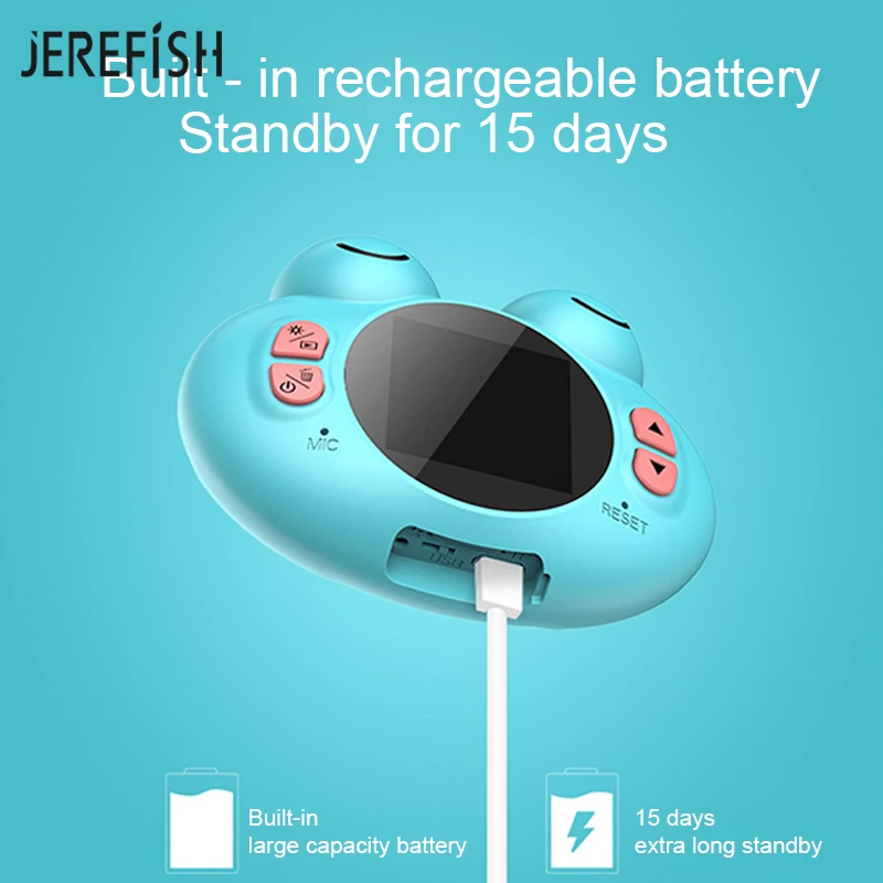 JEREFISH HD лягушка детский фотоаппарат цифровой фото камера Juguetes фотографии подарок на день рождения Прохладный Дети Новые