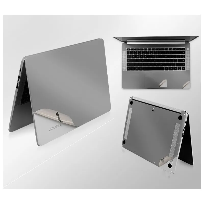 Deep gray Чехол для ноутбука Защитная Наклейка для Glory MagicBook-14Inch стикер на фюзеляж оболочка против царапин водонепроницаемый пылезащитный комплект пленок - Цвет: Deep gray