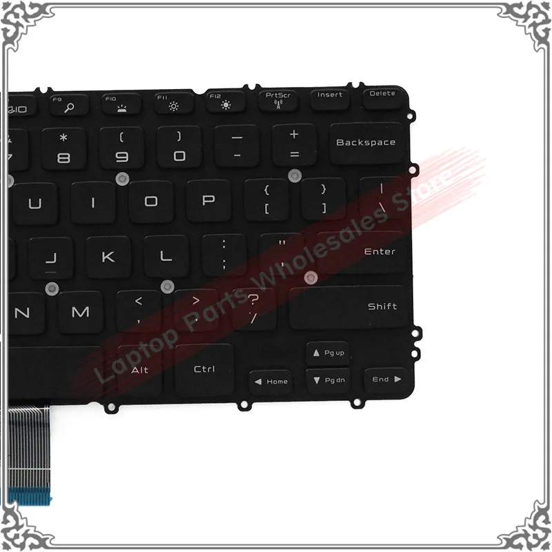 Оригинальная Черная американская клавиатура для DELL Precision M3800 XPS 15-9530 9530 клавиатура на замену с подсветкой