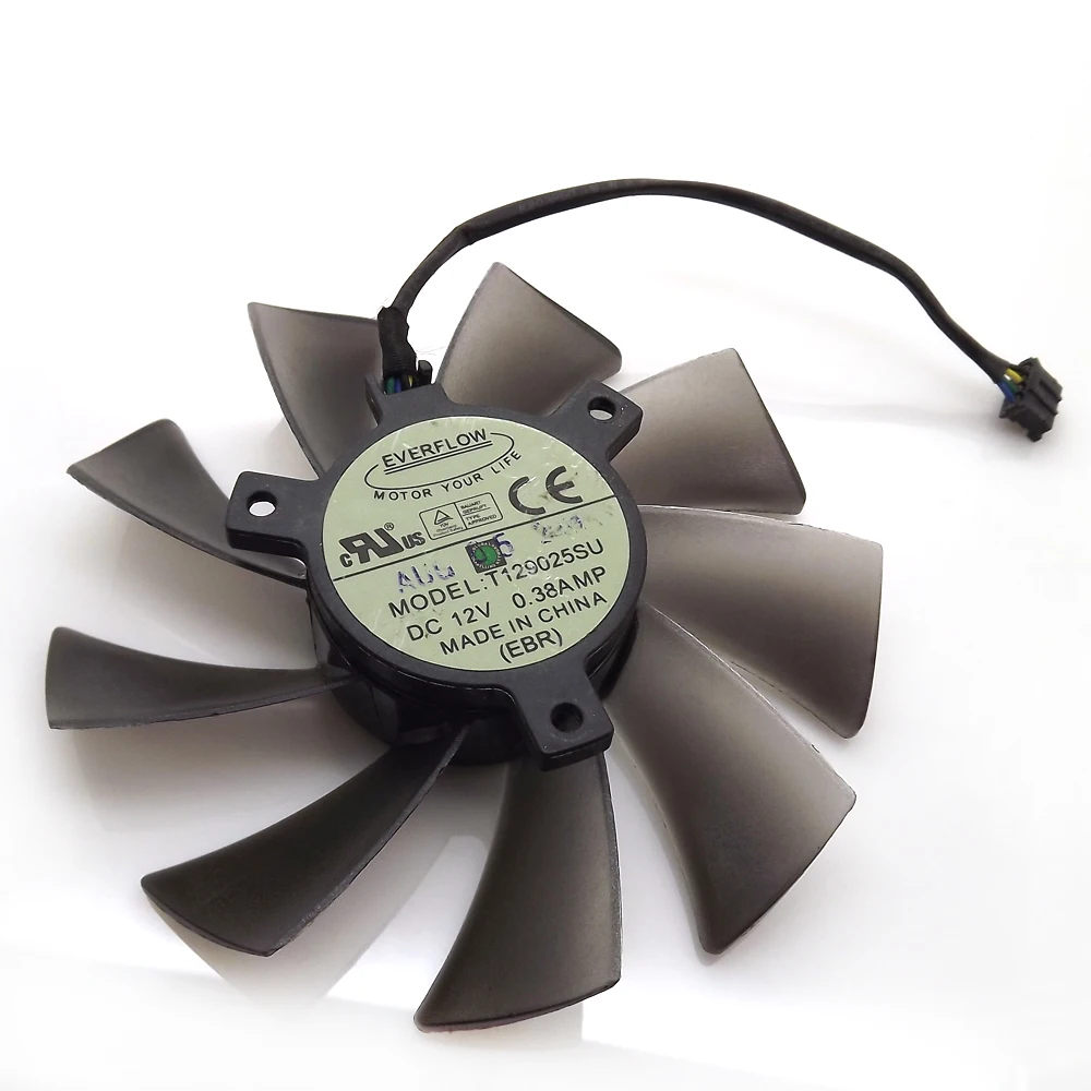 2 шт./лот вентилятор T129025SU 93 мм 40*40*40 12 В 0 38a 4Pin VGA для ASUS HD7970 HD7950 GTX680 видеокарта |