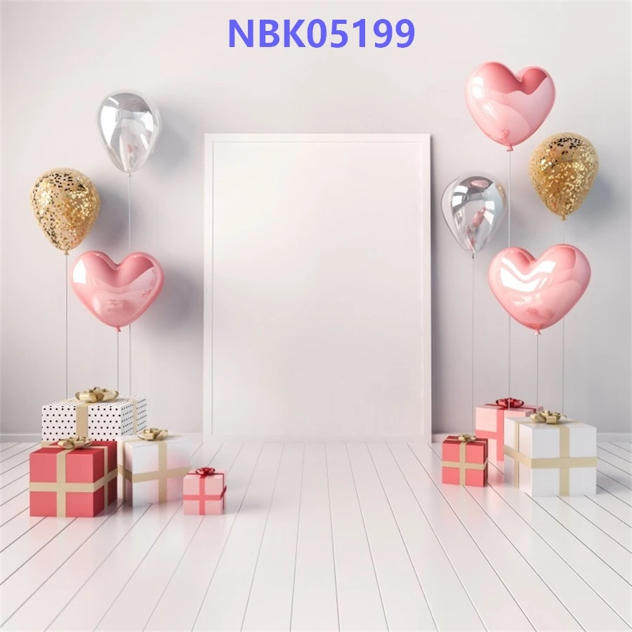 

Laeacco Детские воздушные шары подарок на день рождения серый деревянный пол ребенок портрет фото фоны фотография фон для фотостудии