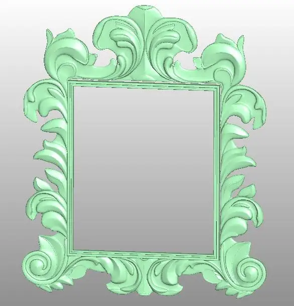 Рамка 3D модель в формате STL ЧПУ резьба гравировка маршрутизатор рельефный Artcam Aspire