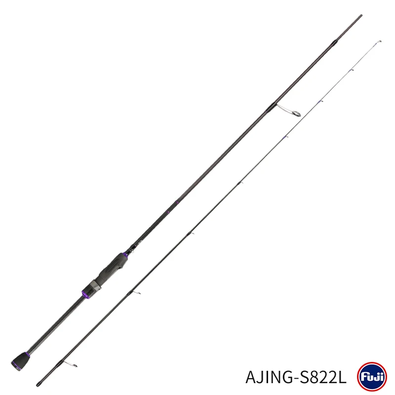 Светло-зеленый TSURINOYA NEW Ultralight AJING Rod ELF Only Weight 65g UL L 1.83m 2.26m 2.49m 2 Secs ROCKFISH Lure Casting Spinning Fishing Rod - Цвет: Светло-зеленый